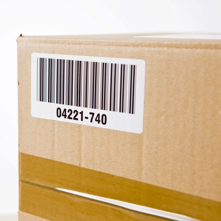 Brother Barcode Labels Black on White